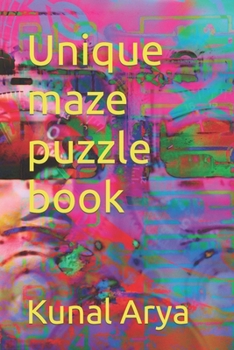 Paperback Unique maze puzzle book