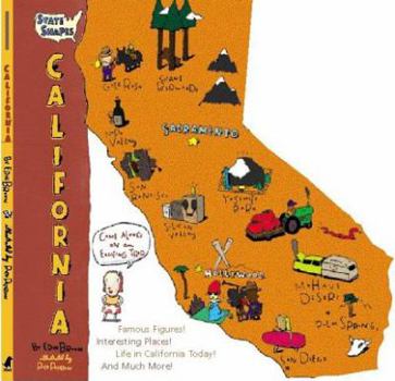 Paperback State Shapes: California Book
