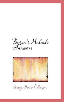 Paperback Byron's Malach Hamoves Book