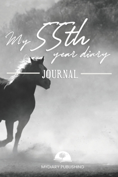 Paperback My 55th Year Diary Journal - Build your personal encyclopedia of your life - 600 pages lined pages to write your own story. 6' x 9' format.: Build you Book