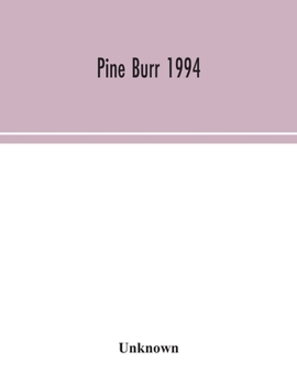 Paperback Pine Burr 1994 Book
