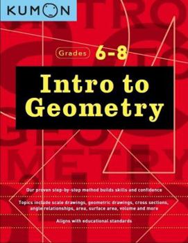 Paperback Kumon Grades 6-8 Intro to Geometry Book