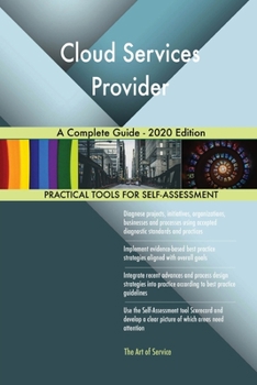 Paperback Cloud Services Provider A Complete Guide - 2020 Edition Book