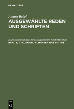 Hardcover Reden Und Schriften 1906 Bis 1913 [German] Book