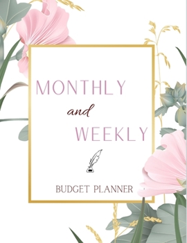 Paperback Monthly and Weekly Budget Planner Book