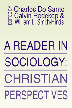 Paperback Reader in Sociology: Christian Perspectives Book