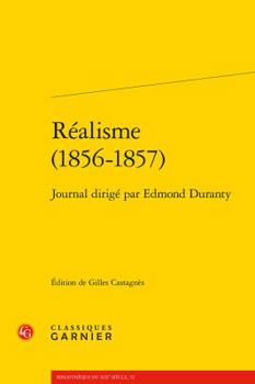 Paperback Realisme (1856-1857): Journal Dirige Par Edmond Duranty [French] Book