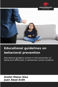 Paperback Educational guidelines on behavioral prevention Book