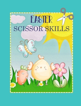 Paperback Easter Scissor Skills: Color and Cut Book