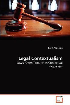 Paperback Legal Contextualism Book