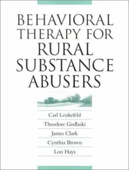 Paperback Behavioral Therapy/Rural Sbstnc-Pa Book