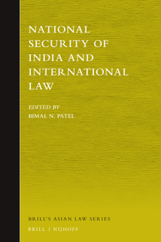 Hardcover National Security of India and International Law Book