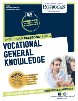 Paperback Vocational General Knowledge (Nt-64): Passbooks Study Guide Volume 64 Book