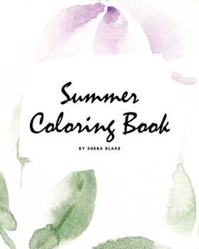 Paperback Summer Coloring Book for Young Adults and Teens (8x10 Coloring Book / Activity Book) Book