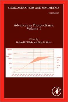 Hardcover Advances in Photovoltaics: Part 1: Volume 87 Book