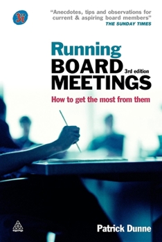 Paperback Running Board Meetings: How to Get the Most from Them Book