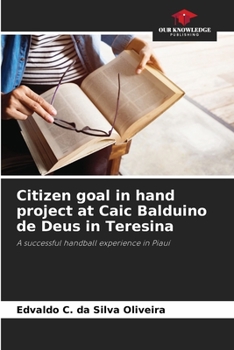 Paperback Citizen goal in hand project at Caic Balduino de Deus in Teresina Book