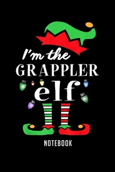 Notebook: Christmas santas elf jiu jitsu grappler  bjj x mas Notebook|6x9(100 pages)Blank Lined Paperback Journal For Student|Jiu jitsu Notebook for ... Jounal|Jiu jitsu Gifts| Composition Notebook