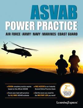 Paperback ASVAB: Power Practice Book