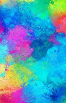 Paperback Rainbow Paint Effect Quad Ruled Graph Paper Journal / Notebook / Log / Diary / Composition Book 250 Numbered pages / 125 sheets 5.5 x 8.5 inches Book