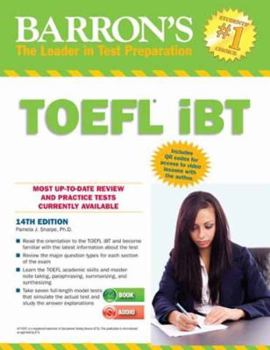 Paperback Barron's TOEFL IBT with Audio Compact Discs [With 10 CDs] Book