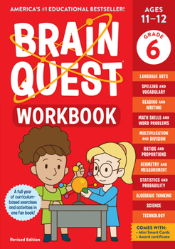 Paperback Brain Quest Workbook: 6th Grade Revised Edition Book
