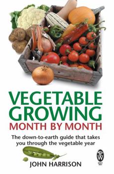 Paperback Vegetable Growing Month-By-Month Book