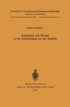 Paperback Kontinuität Und Wandel in Der Arbeitsteilung Bei Den Baganda [German] Book