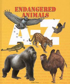 Hardcover Endangered Animals A-Z Book