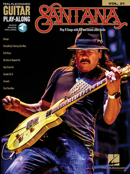 Paperback Santana - Guitar Play-Along Vol. 21 Book/Online Audio Book