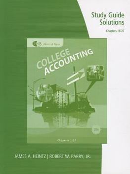 Paperback College Accounting, Chapters 16-27 Book