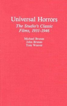 Library Binding Universal Horrors: The Studio's Classic Films, 1931-1946 Book