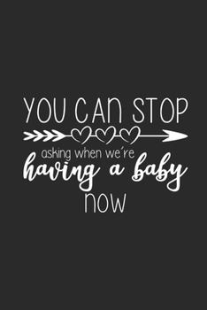 You Can Stop: Graph Paper Notebook (6" x 9" - 120 pages) ~ Pregnancy Announcement Notebook for Daily Journal, Diary, and Gift