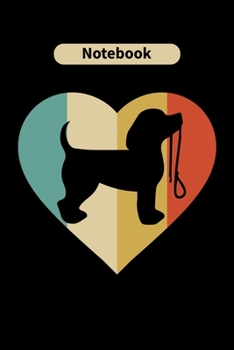 Notebook: Dog Lover Gift Diary | Blank Date & Blank Lined Notebook Journal | 6x9 Inch 120 Pages White Paper