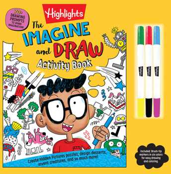Paperback The Imagine and Draw Activity Book