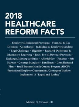 Paperback 2018 Healthcare Reform Facts Book