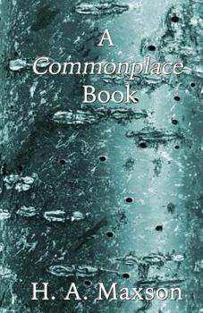 Paperback A Commonplace Book