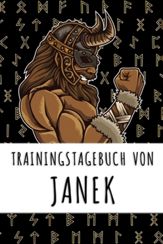 Trainingstagebuch von Janek: Personalisierter Tagesplaner für dein Fitness- und Krafttraining im Fitnessstudio oder Zuhause (German Edition)