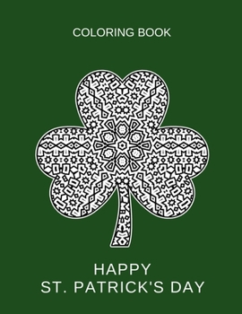 Paperback Happy St. Patrick's day: Shamrock mandala. Coloring book for adults Book