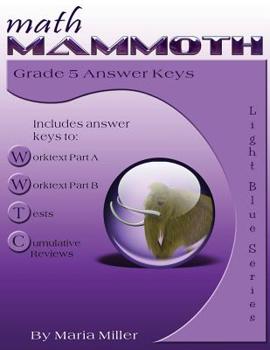 Paperback Math Mammoth Grade 5 Answer Keys Book