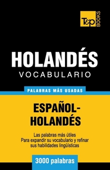 Paperback Vocabulario español-holandés - 3000 palabras más usadas [Spanish] Book