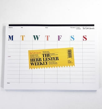 Herb Lester Weekly Desk Planner