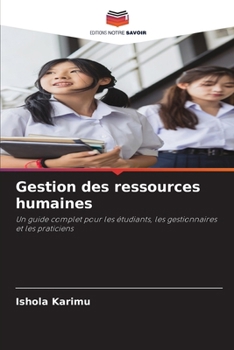 Paperback Gestion des ressources humaines [French] Book