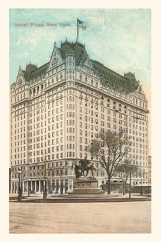 Paperback Vintage Journal Hotel Plaza, New York City Book