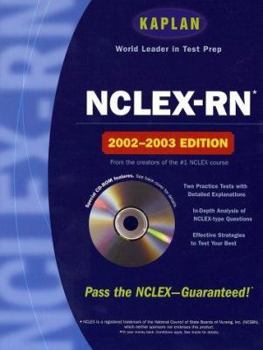 Paperback Kaplan NCLEX-RN , 2002-2003 [With CDROM] Book
