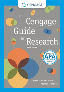 Paperback The Cengage Guide to Research with APA Updates Book