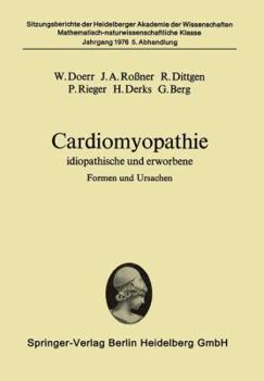 Paperback Cardiomyopathie: Idiopathische Und Erworbene Formen Und Ursachen [German] Book