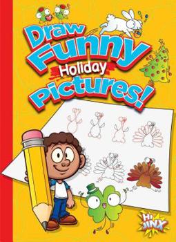 Paperback Draw Funny Holiday Pictures! Book