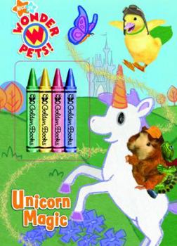 Paperback Unicorn Magic [With 4 Crayons] Book