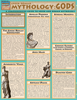 Mythology Greek Roman Gods (Quickstudy Reference Guides - Academic)